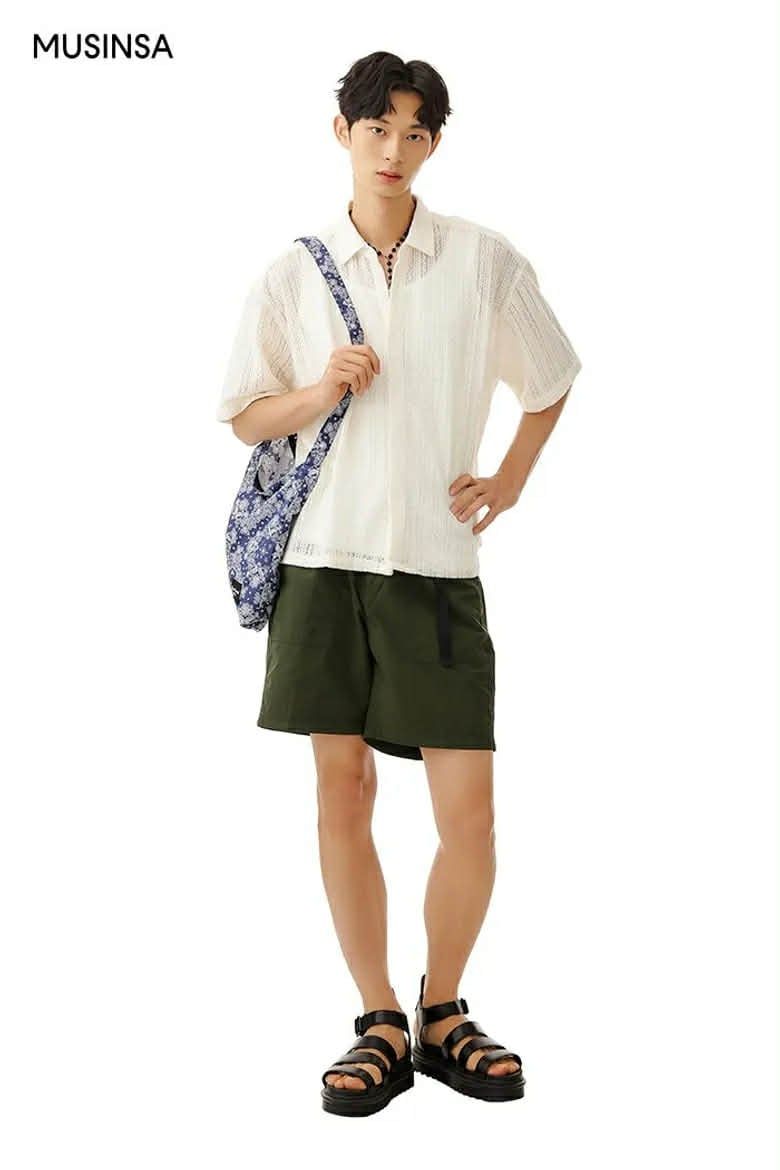 SHORT GIÓ MU.SINSA UTILITY KÈM BELT 2732