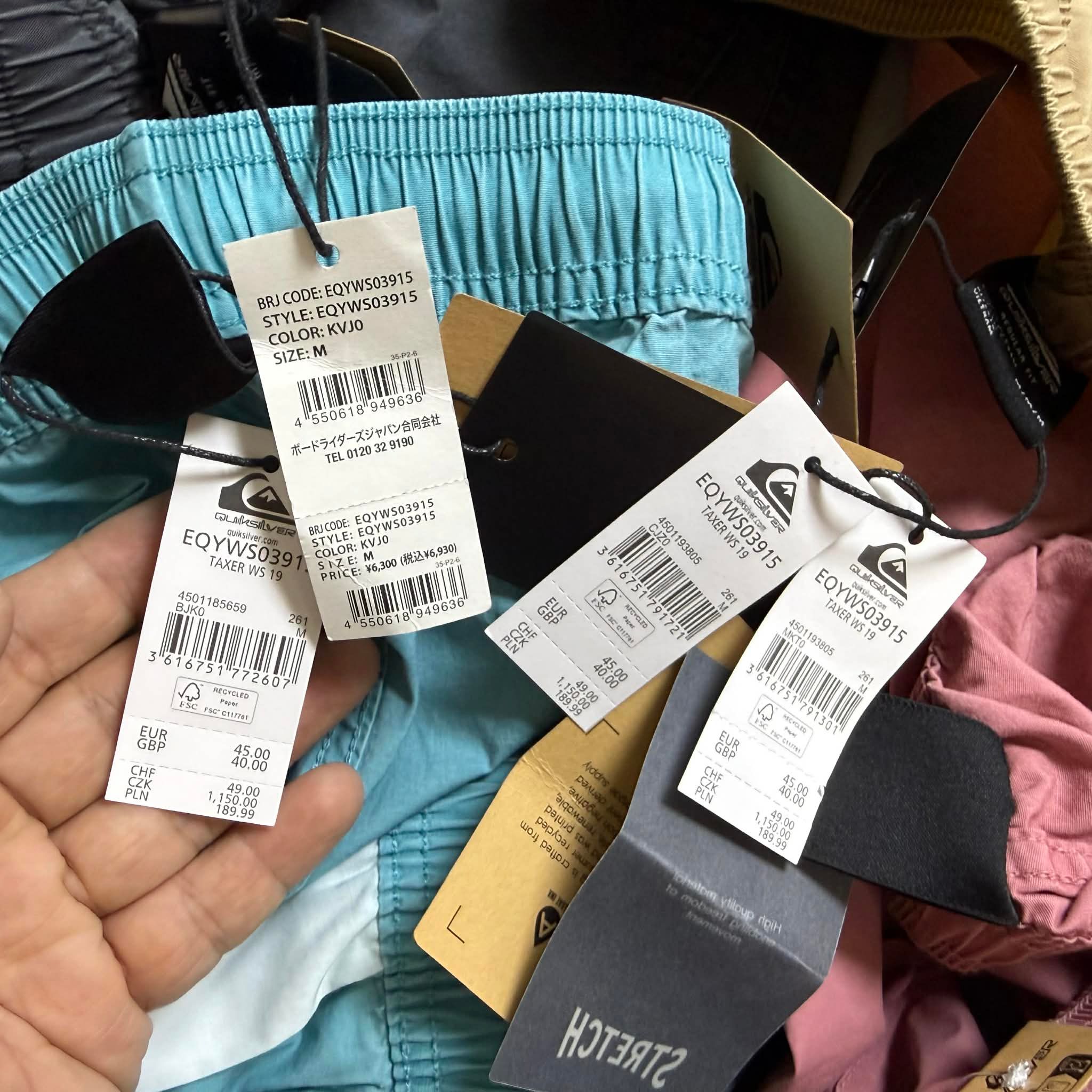 SHORT QUIK.SILVER TAXER WS 19