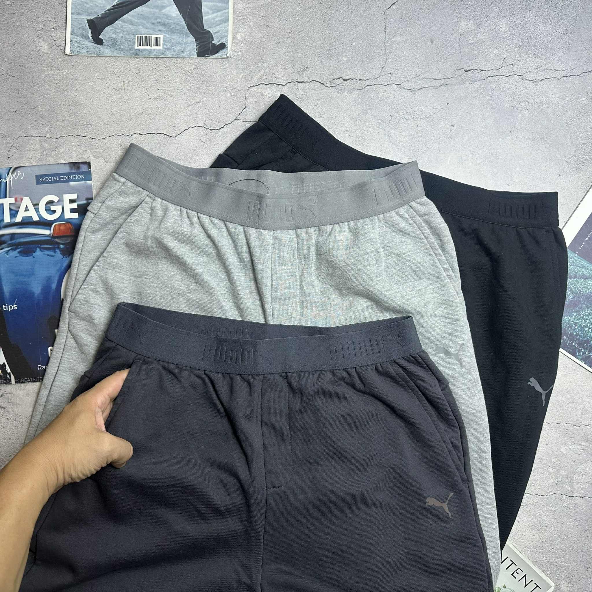 QUẦN NỈ DA CÁ DÁNG SUÔNG PU.MA BASIC 3392