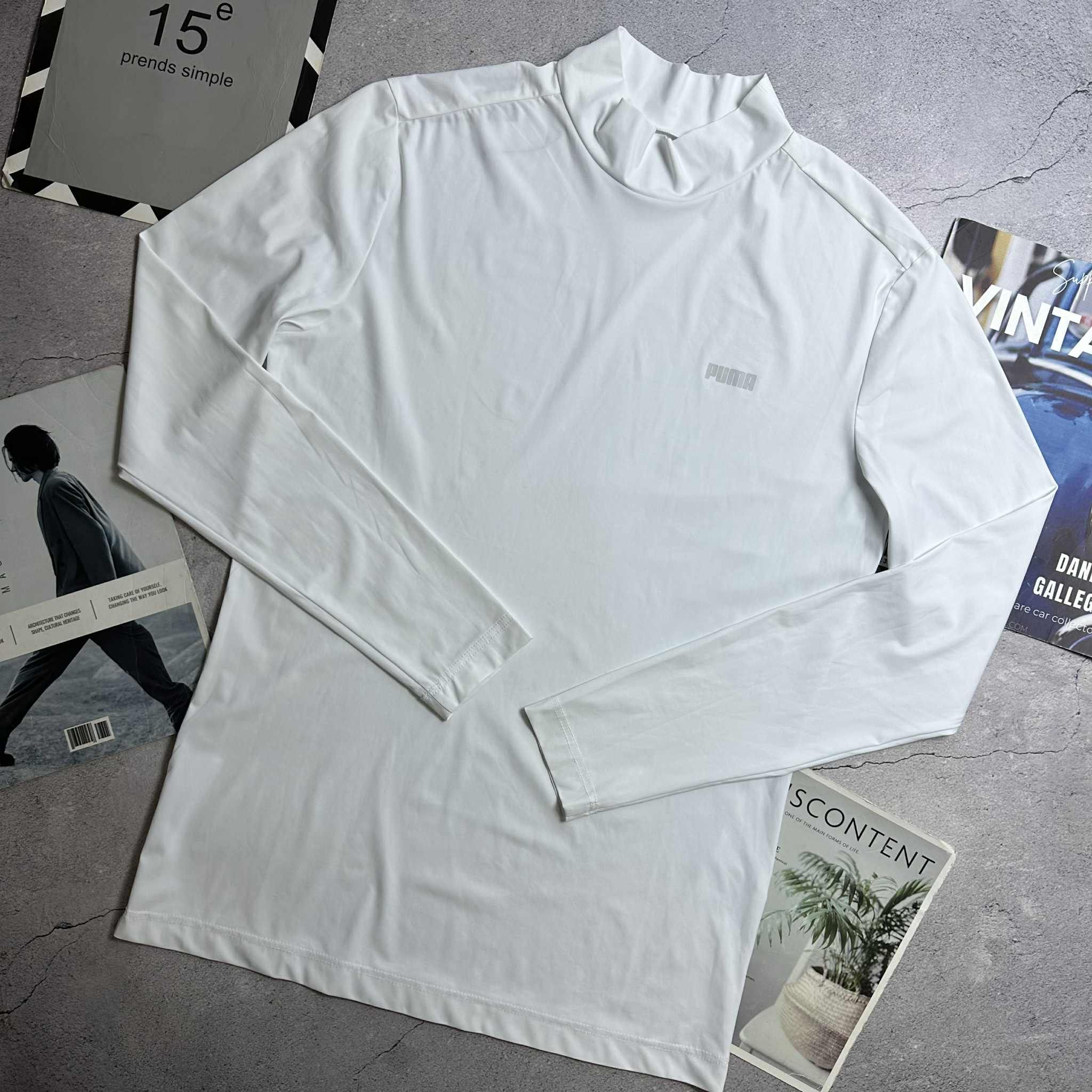 ÁO DT PU.MA CỔ 3P VẢI CHỐNG TIA UV 3412