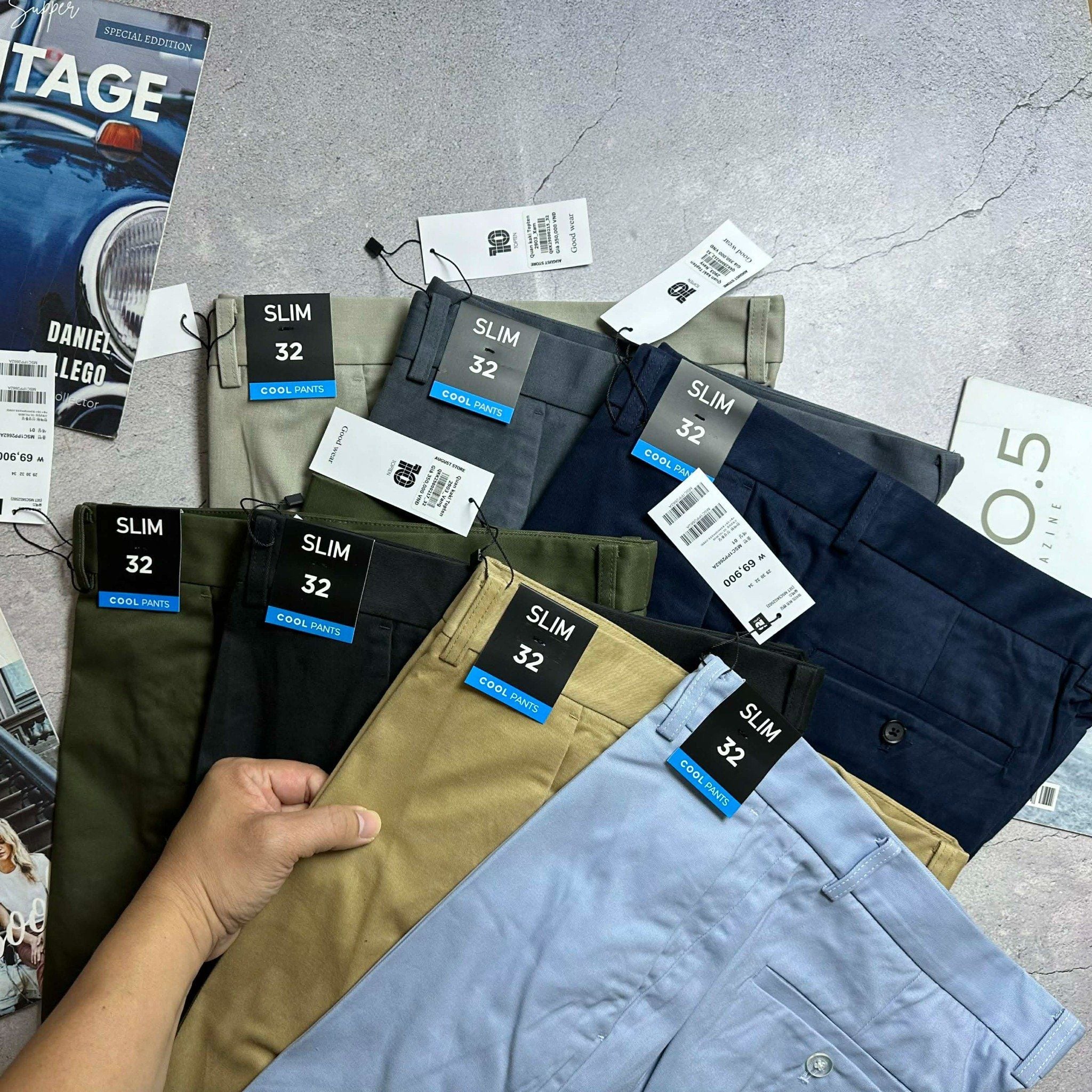 QUẦN CHINO KAKI TOP.TEN SLIMFIT 2903
