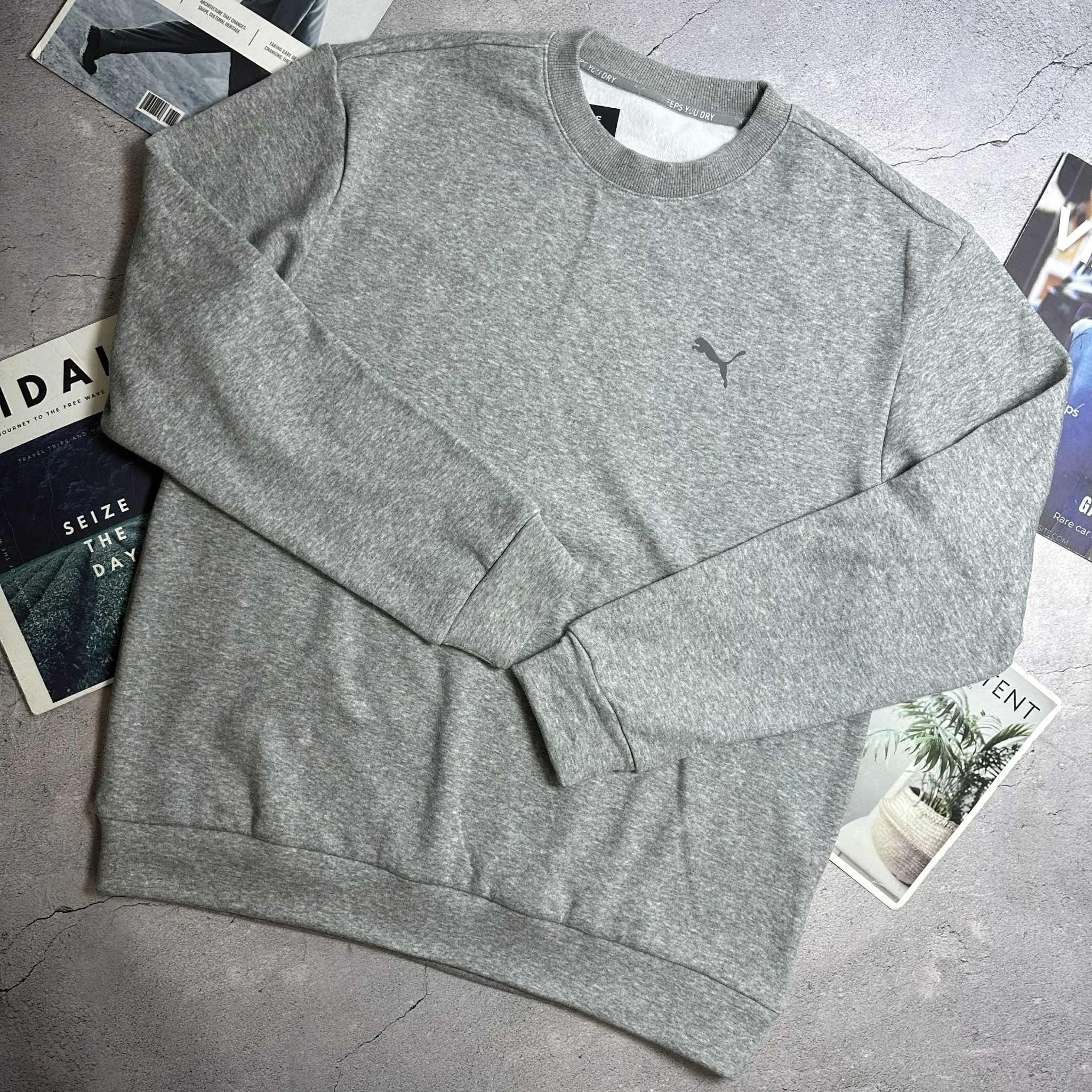 ÁO NỈ LÓT LÔNG PU.MA BASIC MẶC ĐÔI 3396