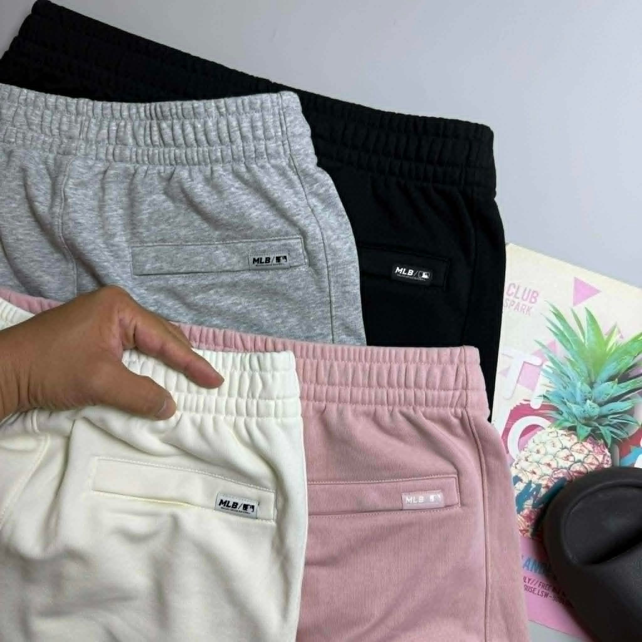 SHORT NỈ M.L.B BASIC SMALL LOGO 6IN 5462