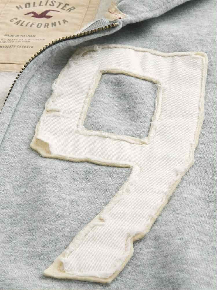 AK NỈ MŨ HOL.LISTER HỌA TIẾT SỐ 19 THÊU 6355