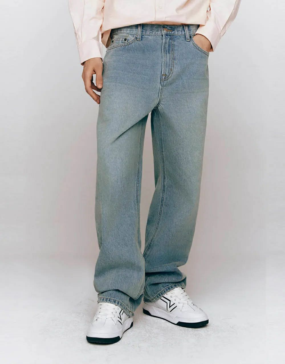 QUẦN JEAN GIOR.DANO DÁNG LOOSE FIT 2243