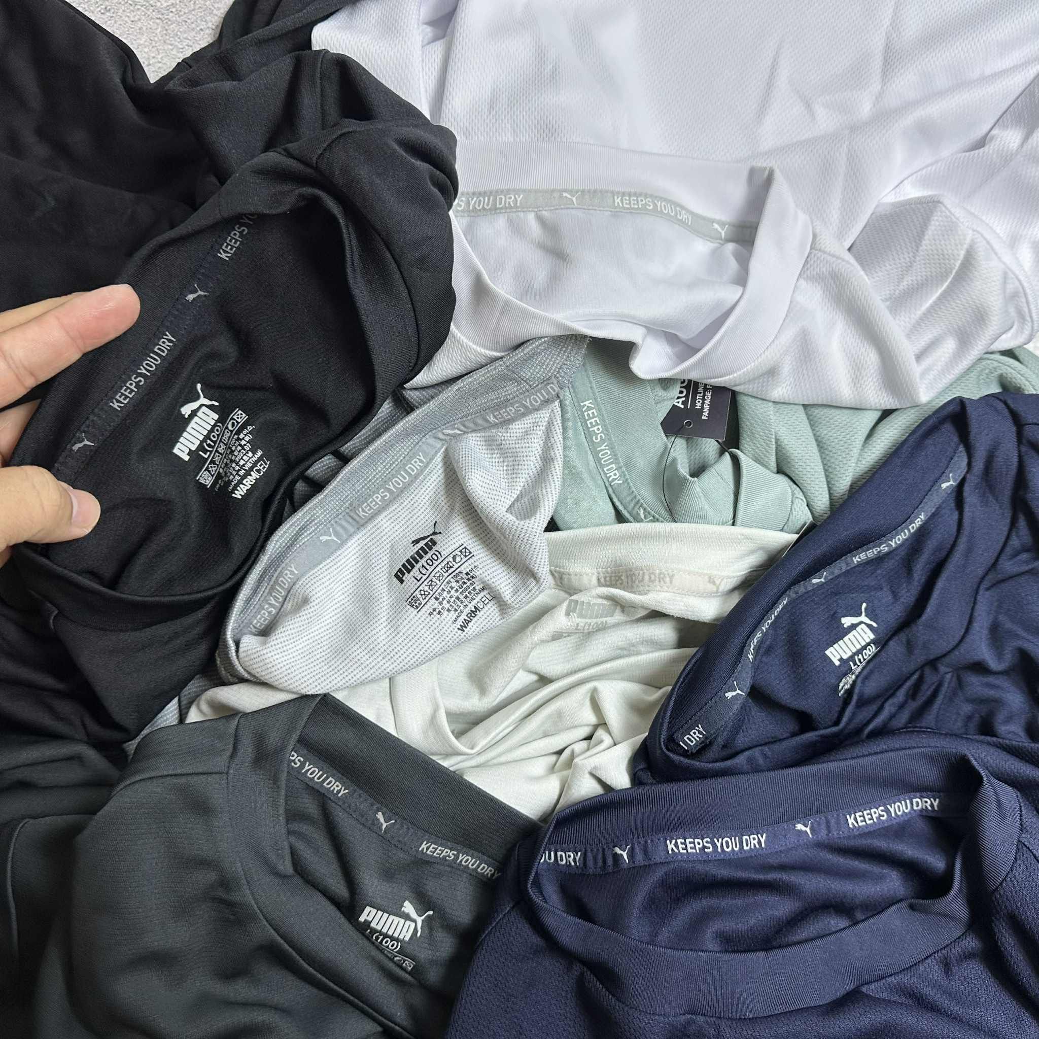 ÁO DÀI TAY PU.MA AIR DRY MẶC ĐÔI NAM NỮ 3406