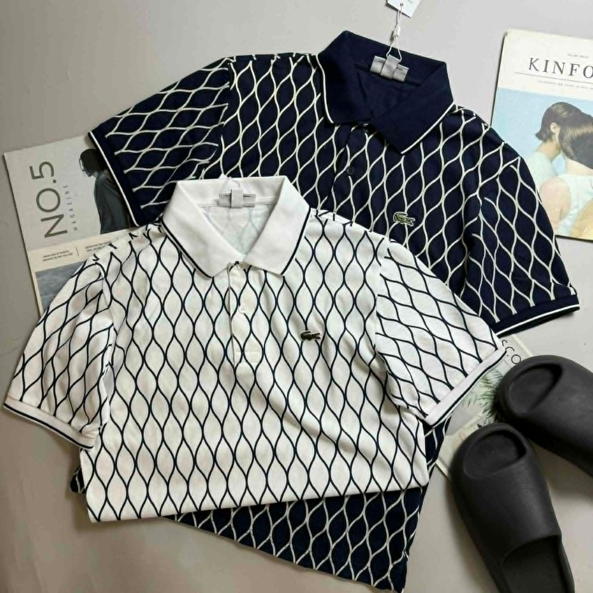 POLO LA.COSTE HỌA TIẾT LOGO SLIM 7660