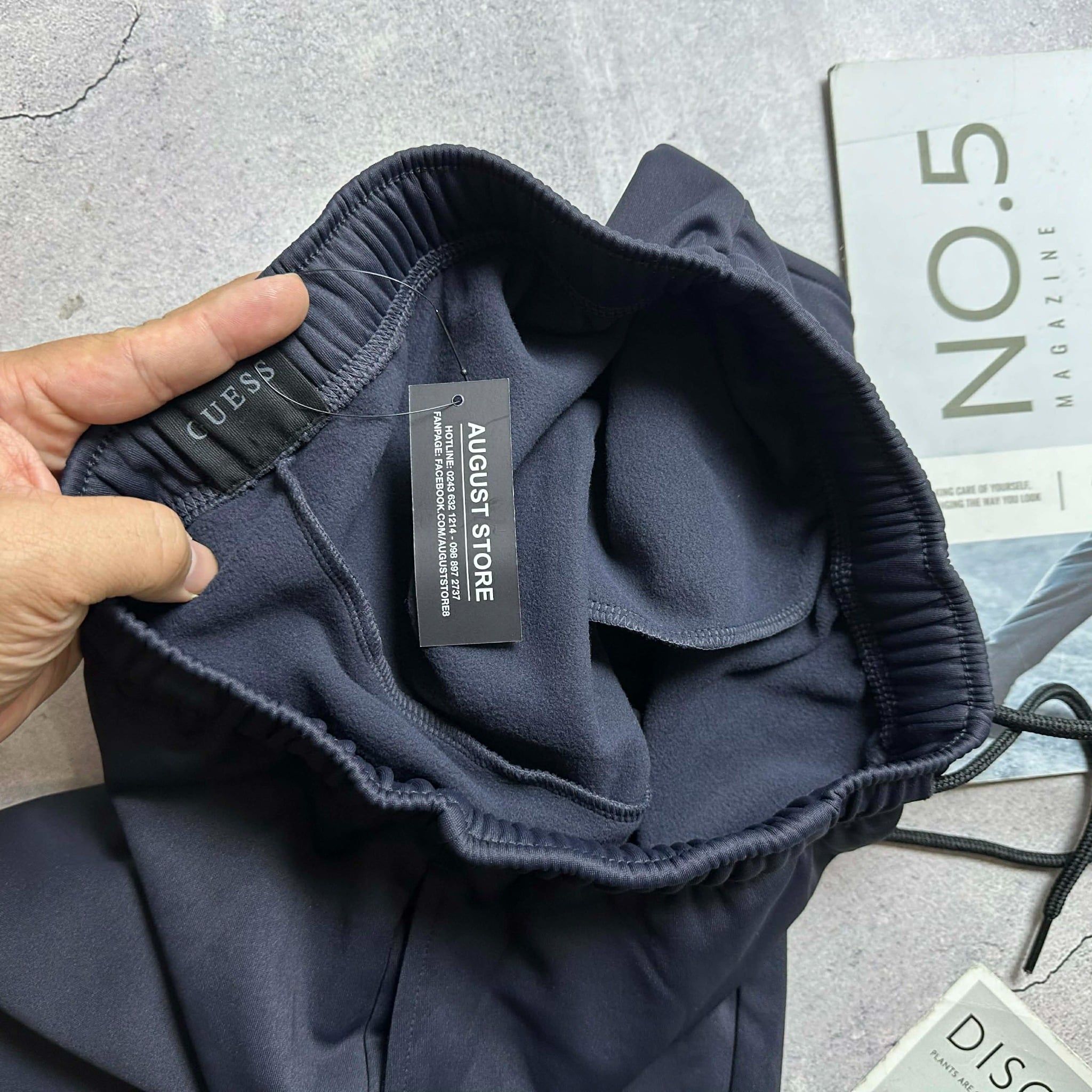 JOGGER LÓT NỈ GU.ESS UNISEX 7920