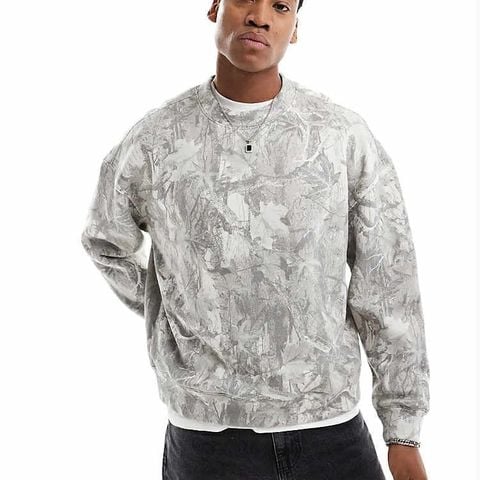 ÁO NỈ HOL.LISTER CAMO FORM BOXY FIT 3659