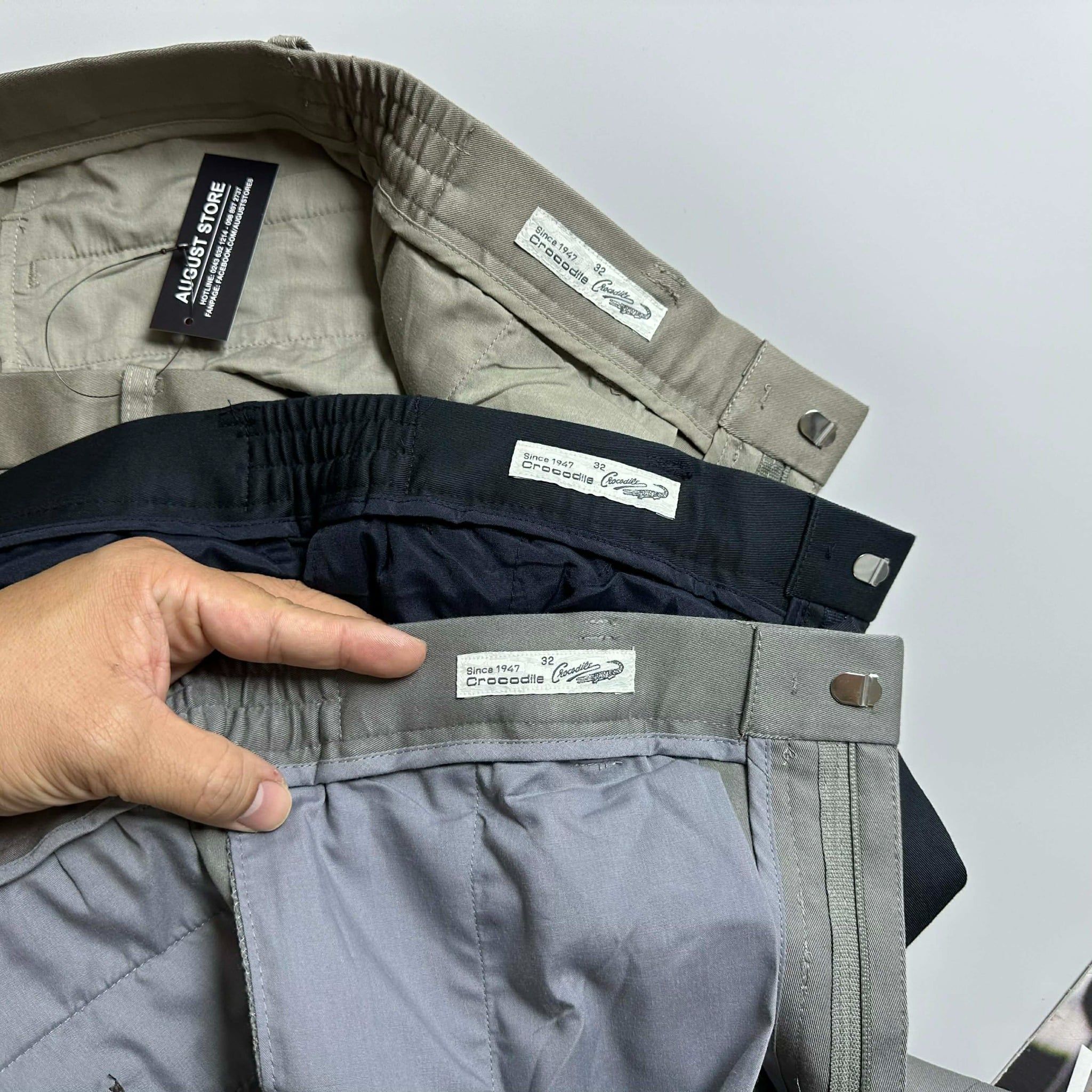 QUẦN CHINO KAKI BASIC CẠP CHUN CRO.CODILE 4504