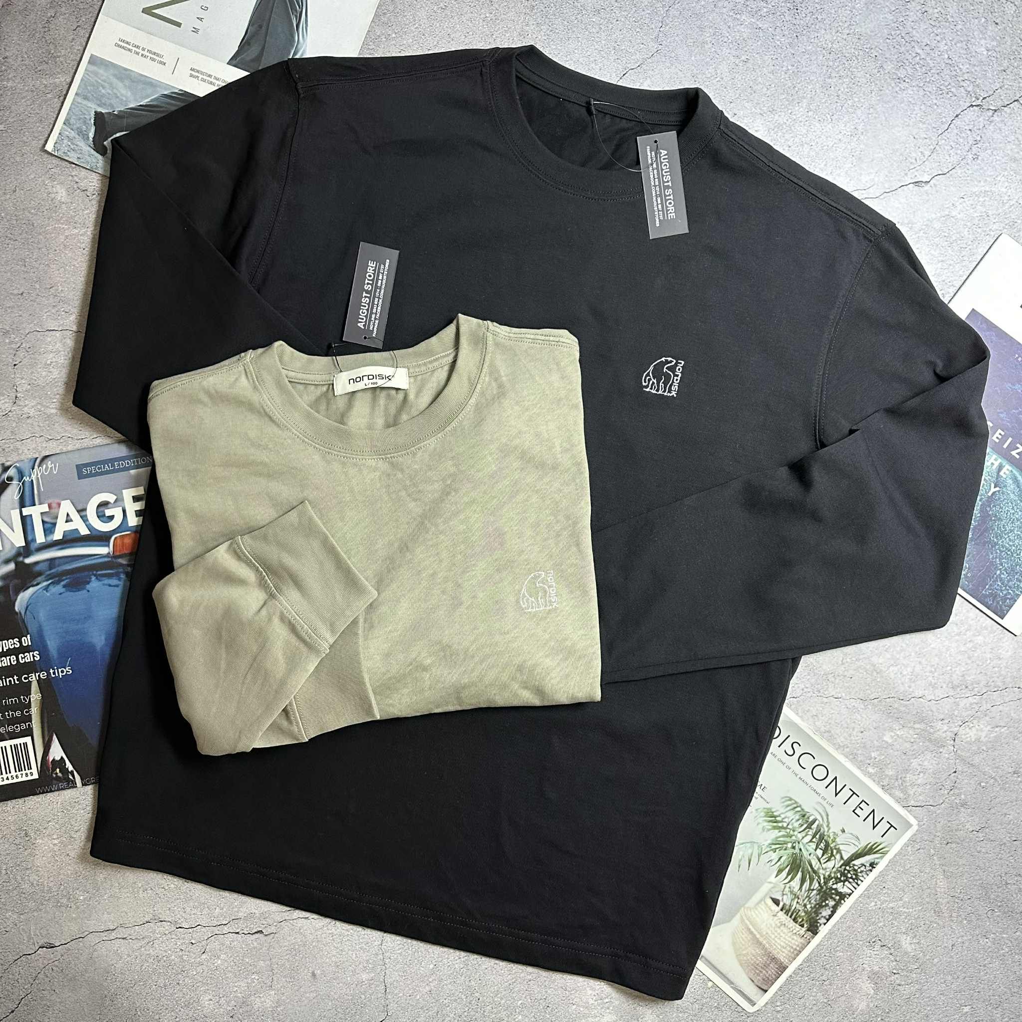 ÁO DT NOR.DISK IN HÌNH GẤU BẮC CỰC MẶC ĐÔI 6174