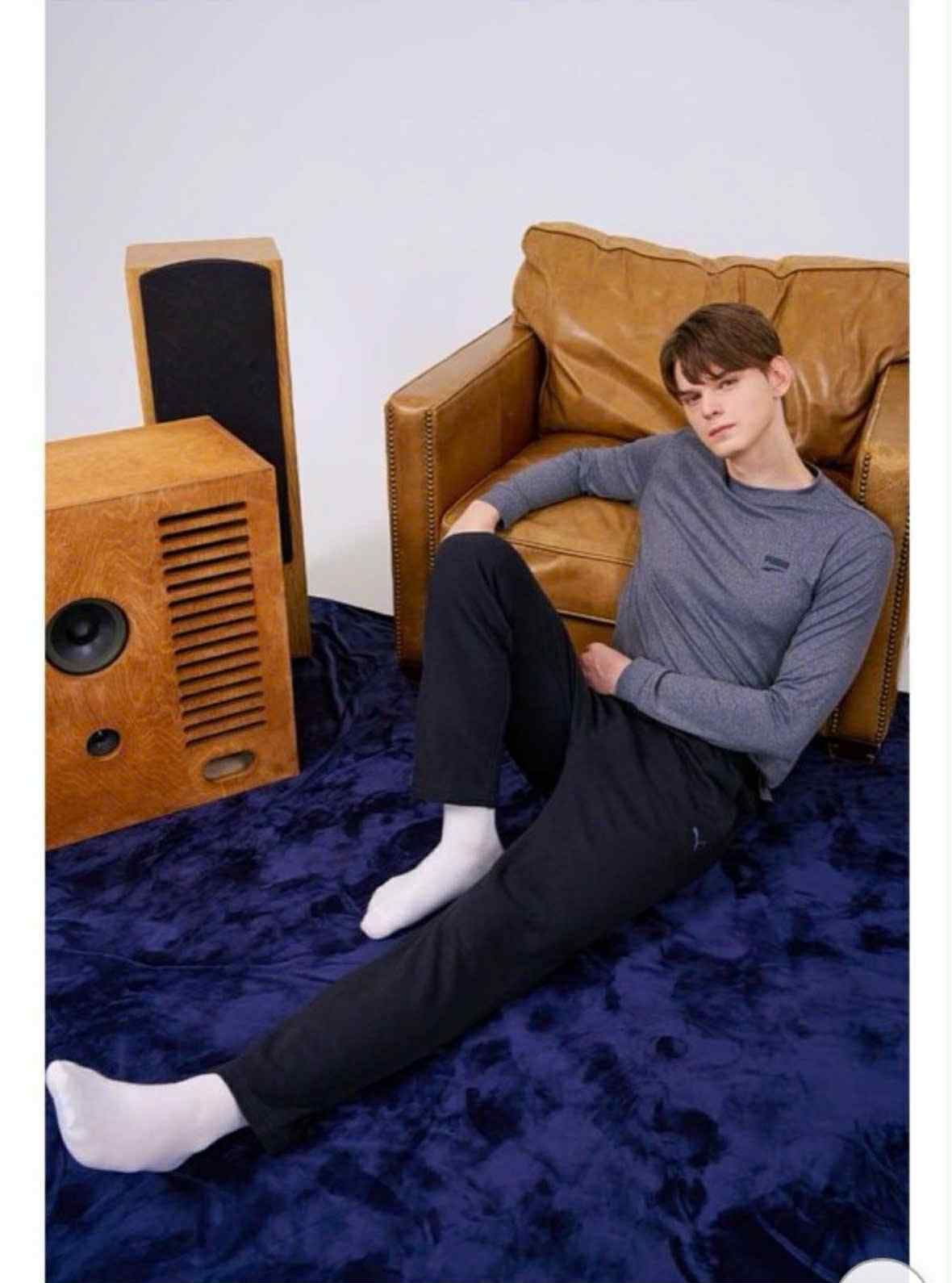 QUẦN NỈ DA CÁ DÁNG SUÔNG PU.MA BASIC 3392