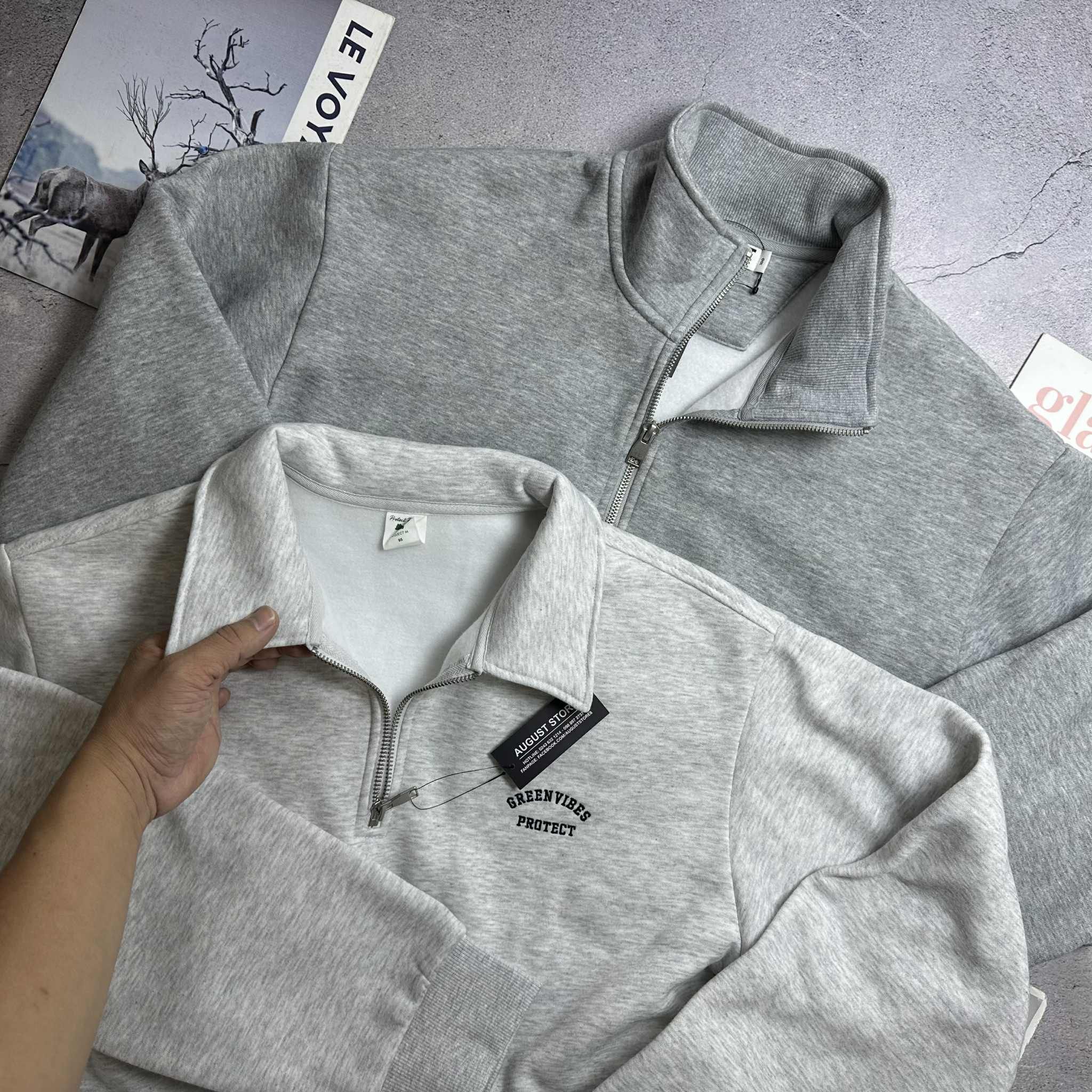 ÁO NỈ CỔ KÉO KHÓA PRO.JECT M 1824