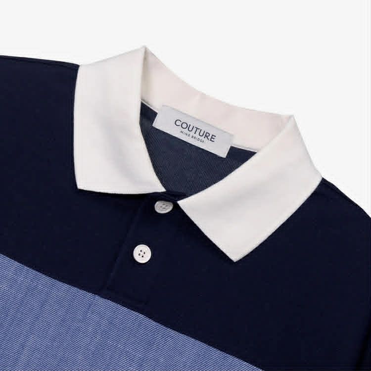 POLO KẺ NGANG MIND.BRIDGE COUTURE 6162