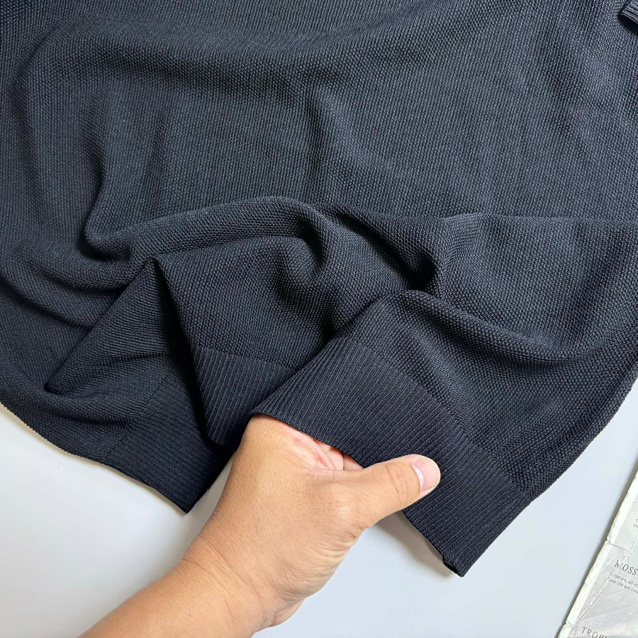 POLO LEN 8.SECONDS ĐEN SLIM 2456