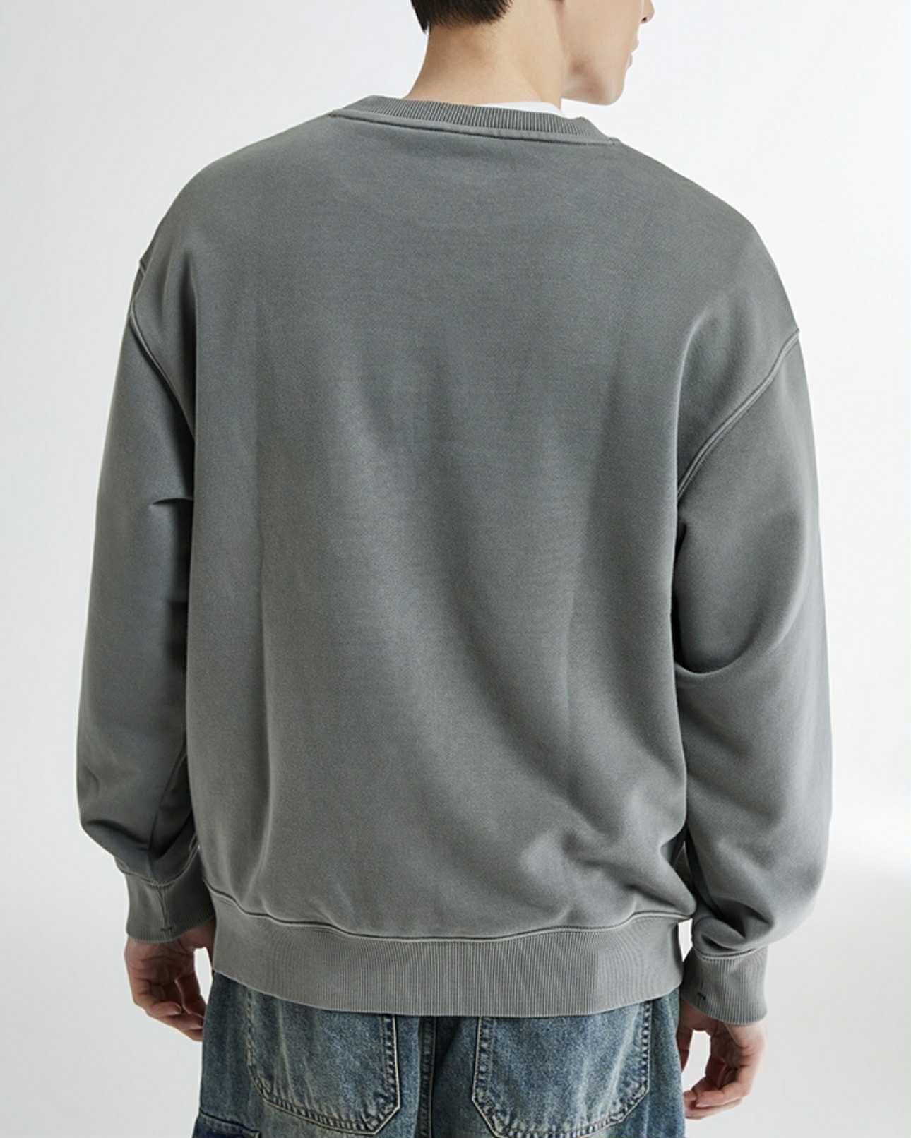 ÁO NỈ SPAO VẢI GIẶT WASH OVERSIZE 5203