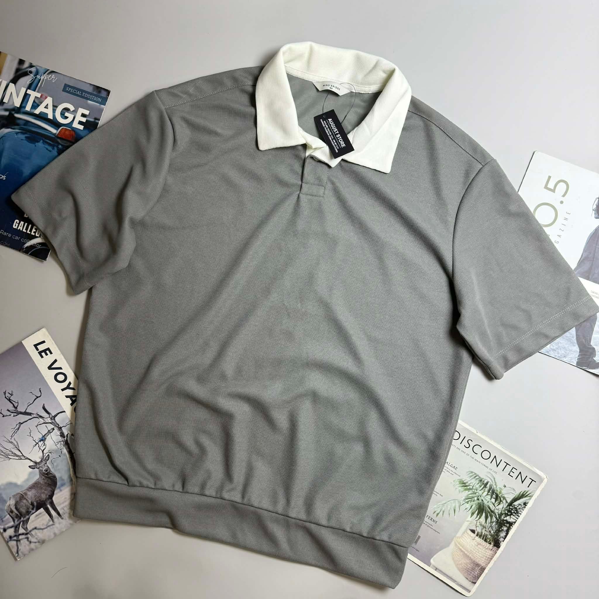 POLO MIND.BRIDGE PHỐI CỔ TRẮNG 3230