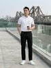 QUẦN CHINO KAKI LA.COSTE SLIM TÚI THÊU CHỮ 4834
