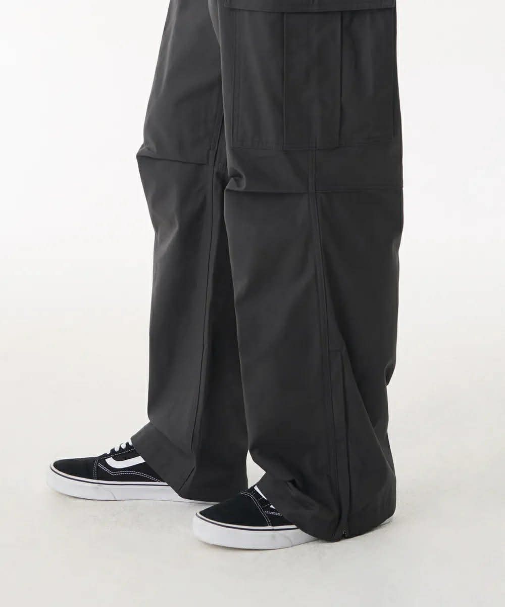 QUẦN KAKI MU.SINSA WIDE SLIDE ZIPPER CARGO 3786