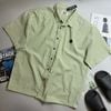 SƠ MI CỘC TAY SLOW.ACID KẺ OVERSIZE 7252