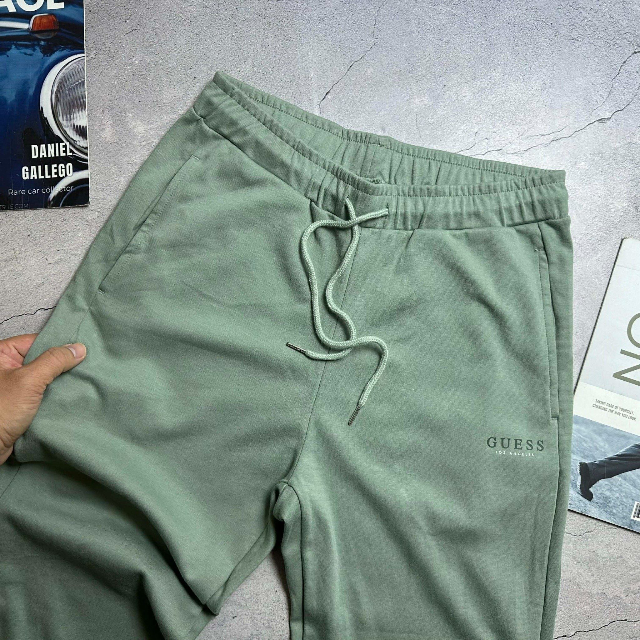 JOGGER NỈ COTTON GU.ESS BASIC 7924