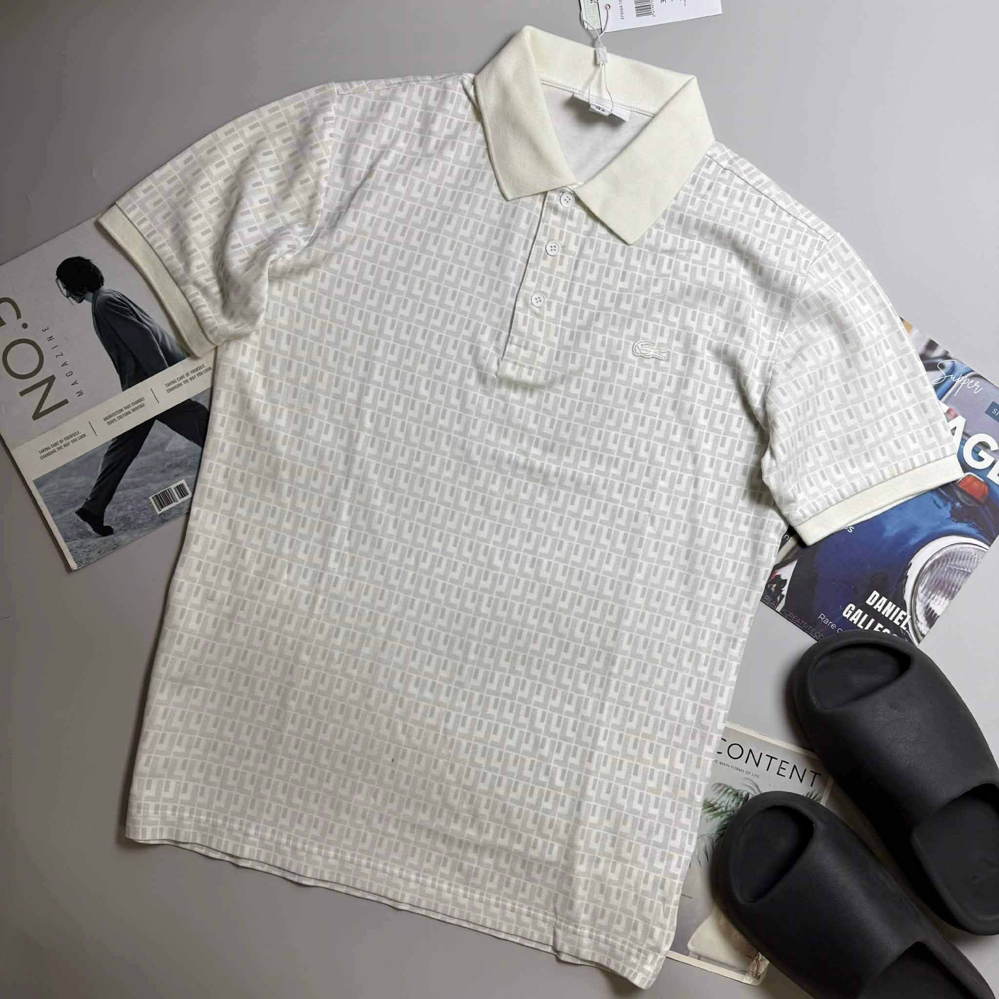 POLO LA.COSTE HỌA TIẾT LOGO NGỰC SLIM 7634