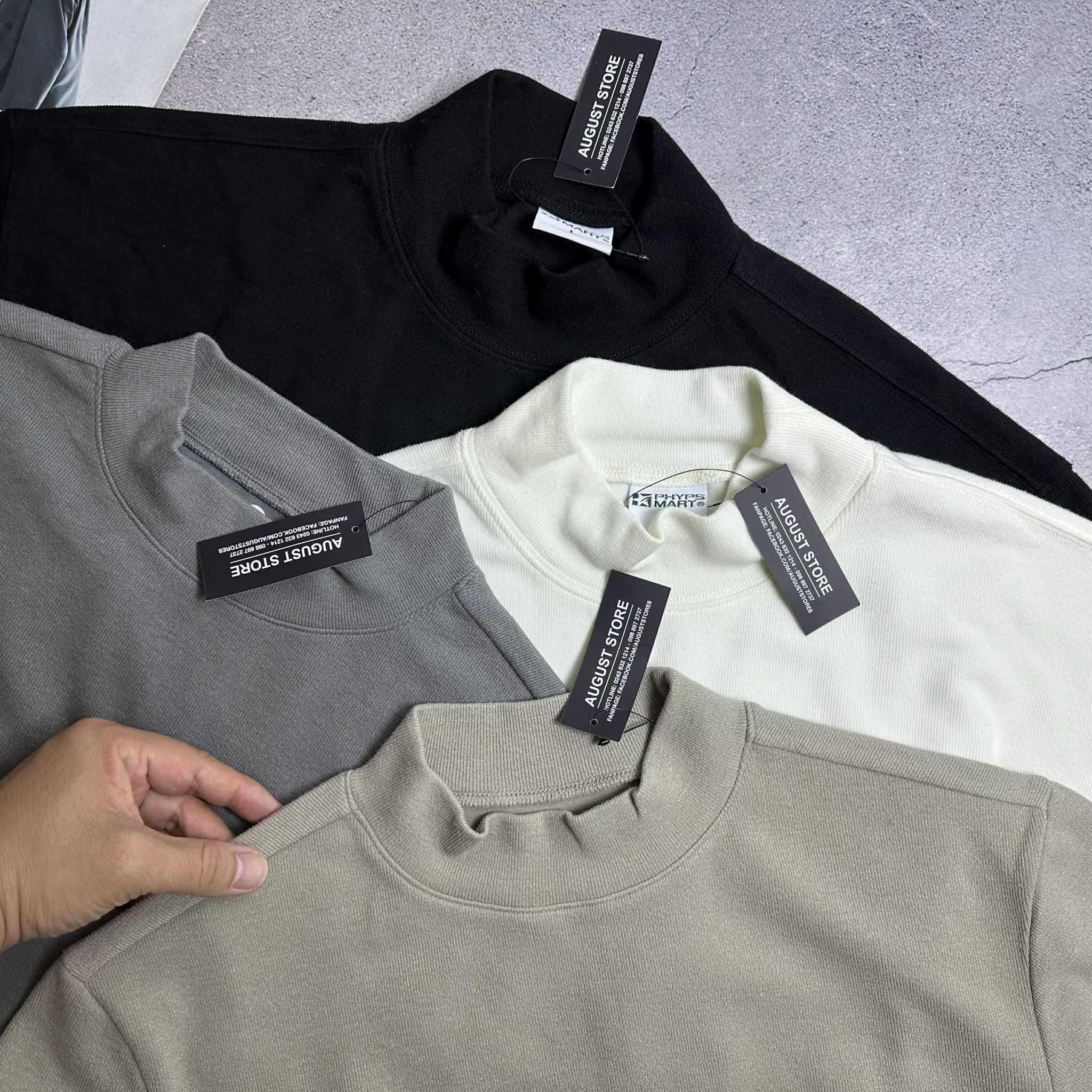 ÁO LEN AN.DAR CỔ CAO 3P 6632