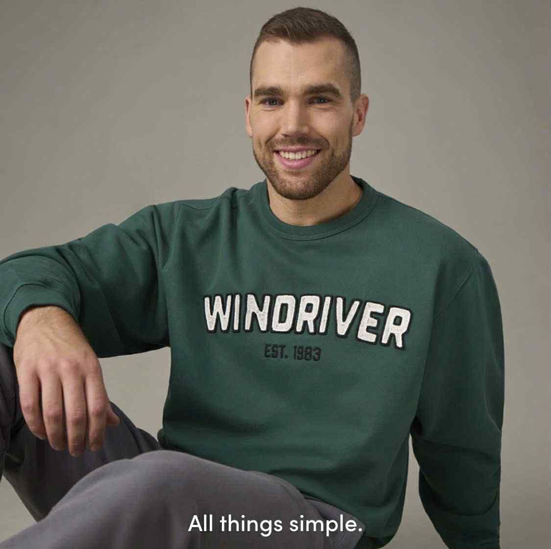 ÁO NỈ WIND.RIVER HERITAGE OVERSIZE 5813