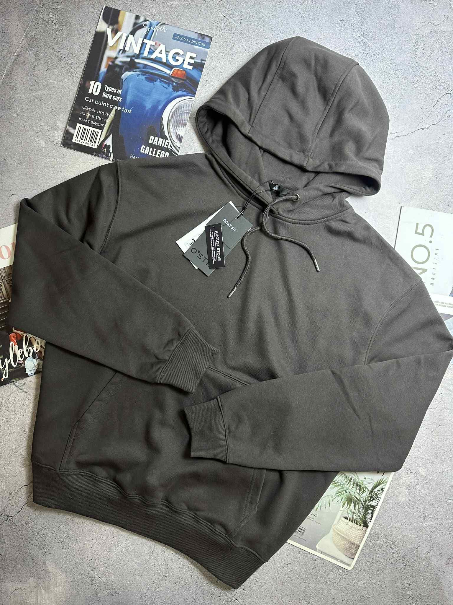 HOODIE NỈ MŨ OS.TIN BASIC 5154