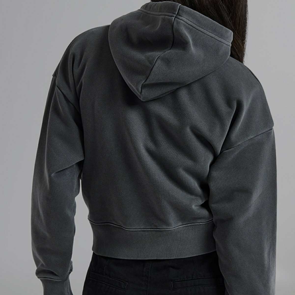 HOODIE NỈ SPAO NỮ BLACK BUNNIES CLUB 5207