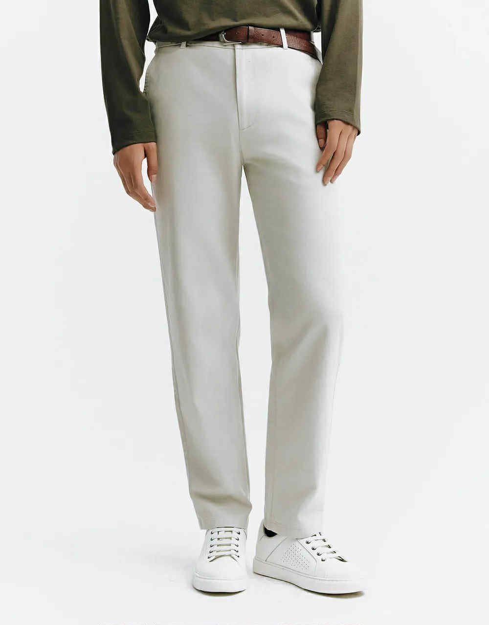 CHINO KAKI GIOR.DANO COTTON TWILL TAPERED FIT 4960