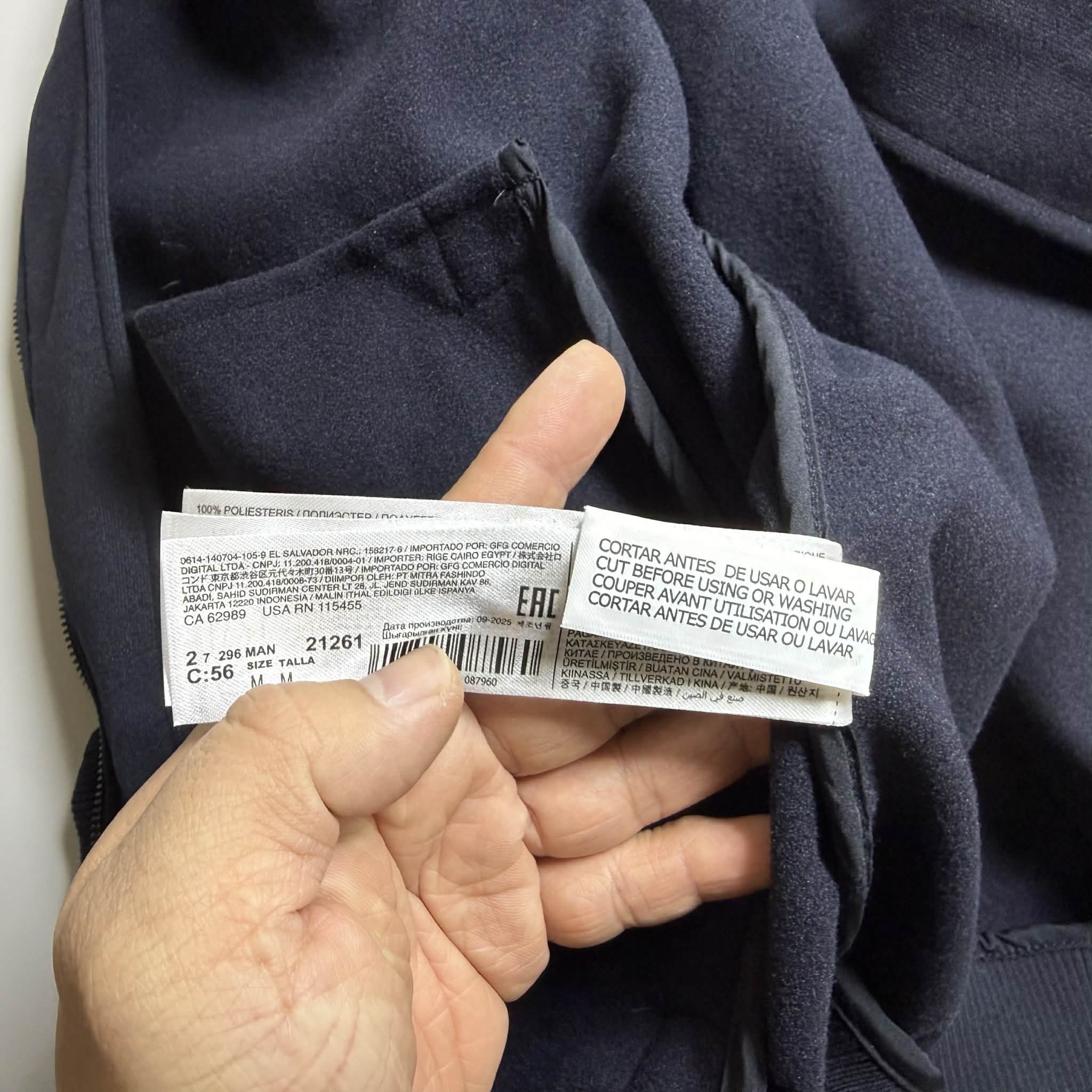 AK NỈ CỔ CAO MAN.GO MAN 4711