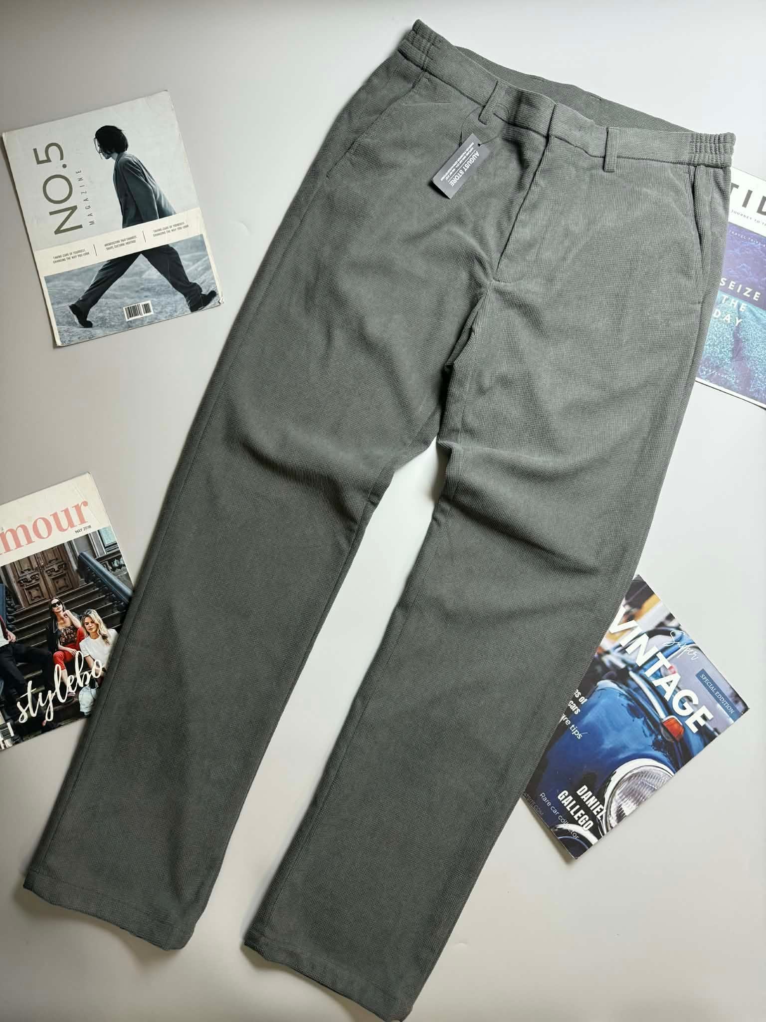 QUẦN NHUNG CẠP CHUN CRO.CODILE LOGO THÊU 4508