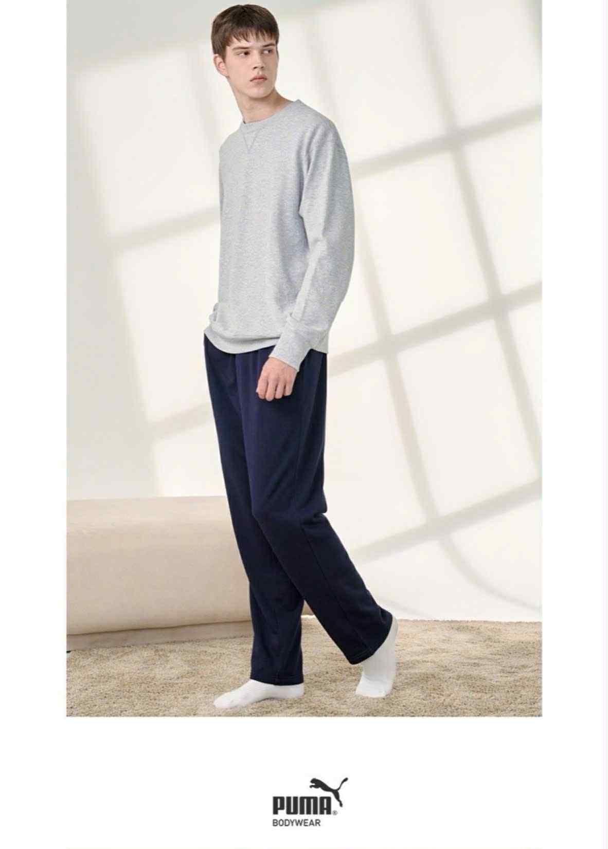 QUẦN NỈ LÓT LÔNG PU.MA DÁNG SUÔNG 3400