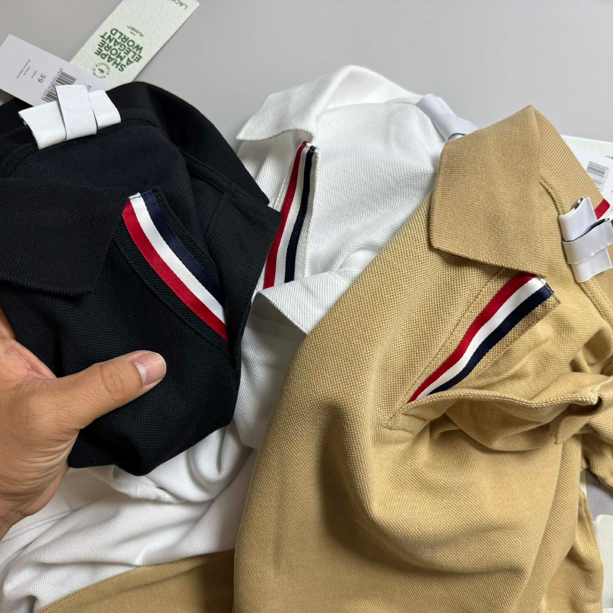 POLO LA.COSTE CỔ CỜ PHÁP SLIM 7630