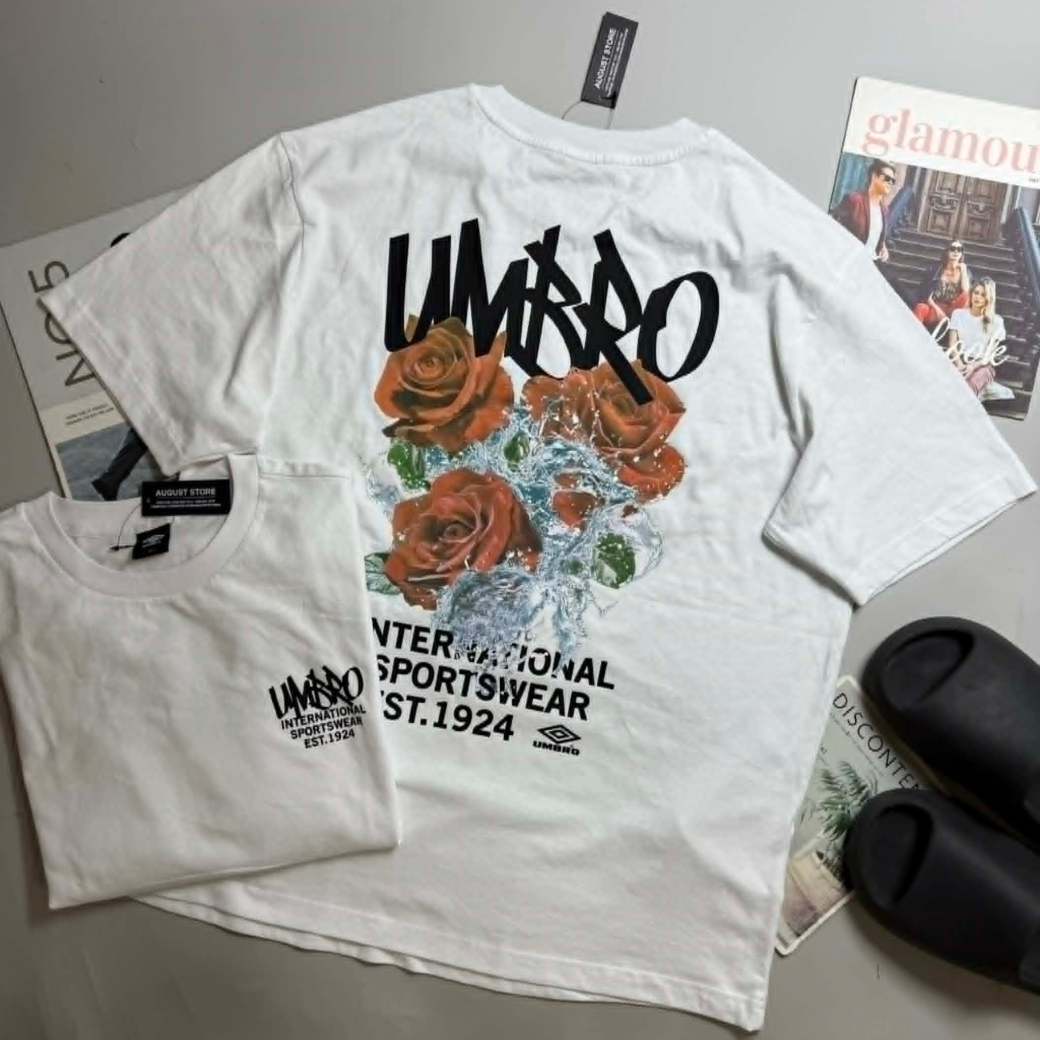 ÁO CT UM.BRO IN HÌNH UNISEX MẶC ĐÔI 5511