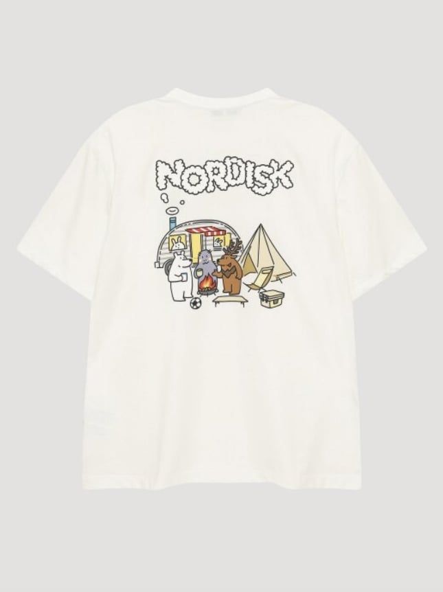 ÁO CT NOR.DISK HÌNH IN SAU LƯNG UNISEX 3014