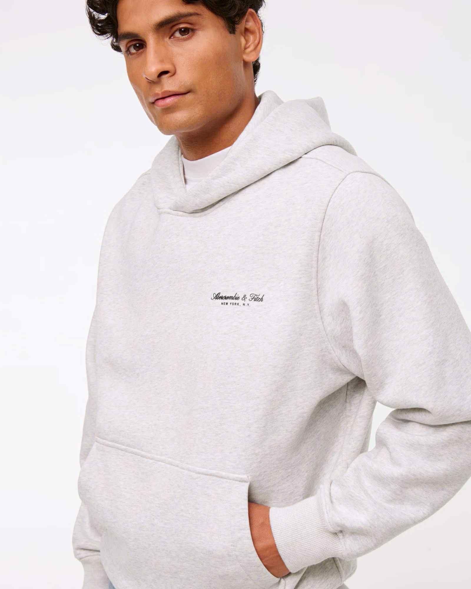 HOODIE NỈ MŨ A&F MICRO LOGO POPOVER 6850
