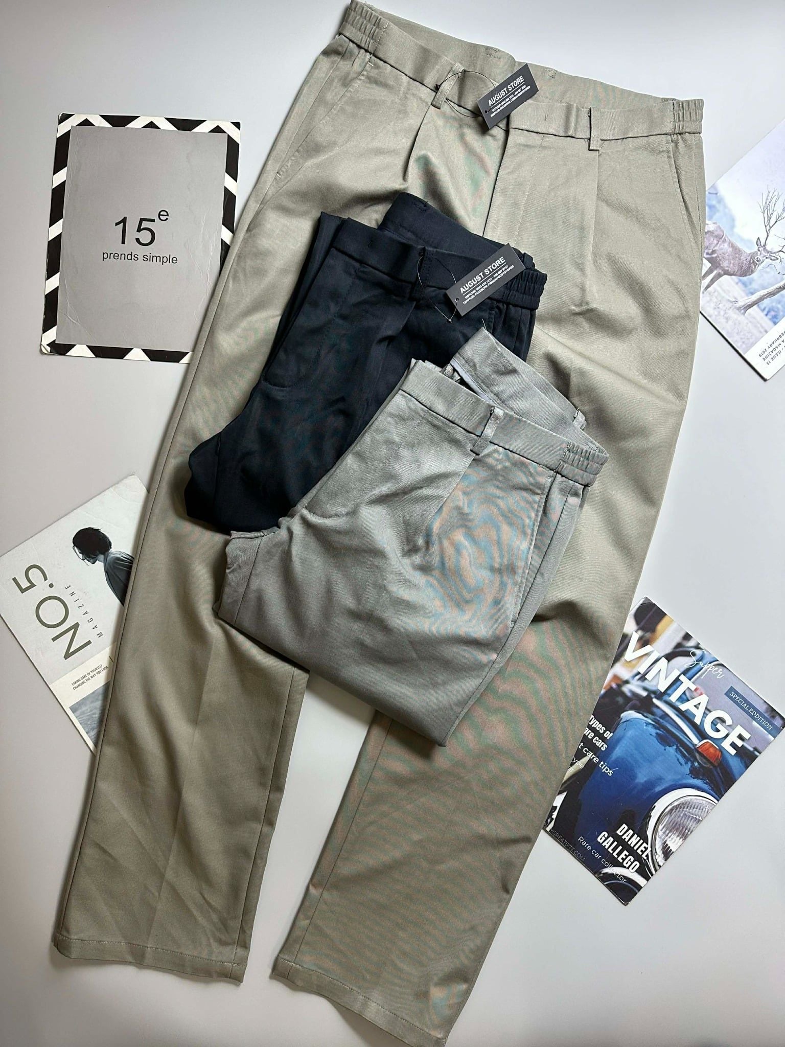 QUẦN CHINO KAKI BASIC CẠP CHUN CRO.CODILE 4504