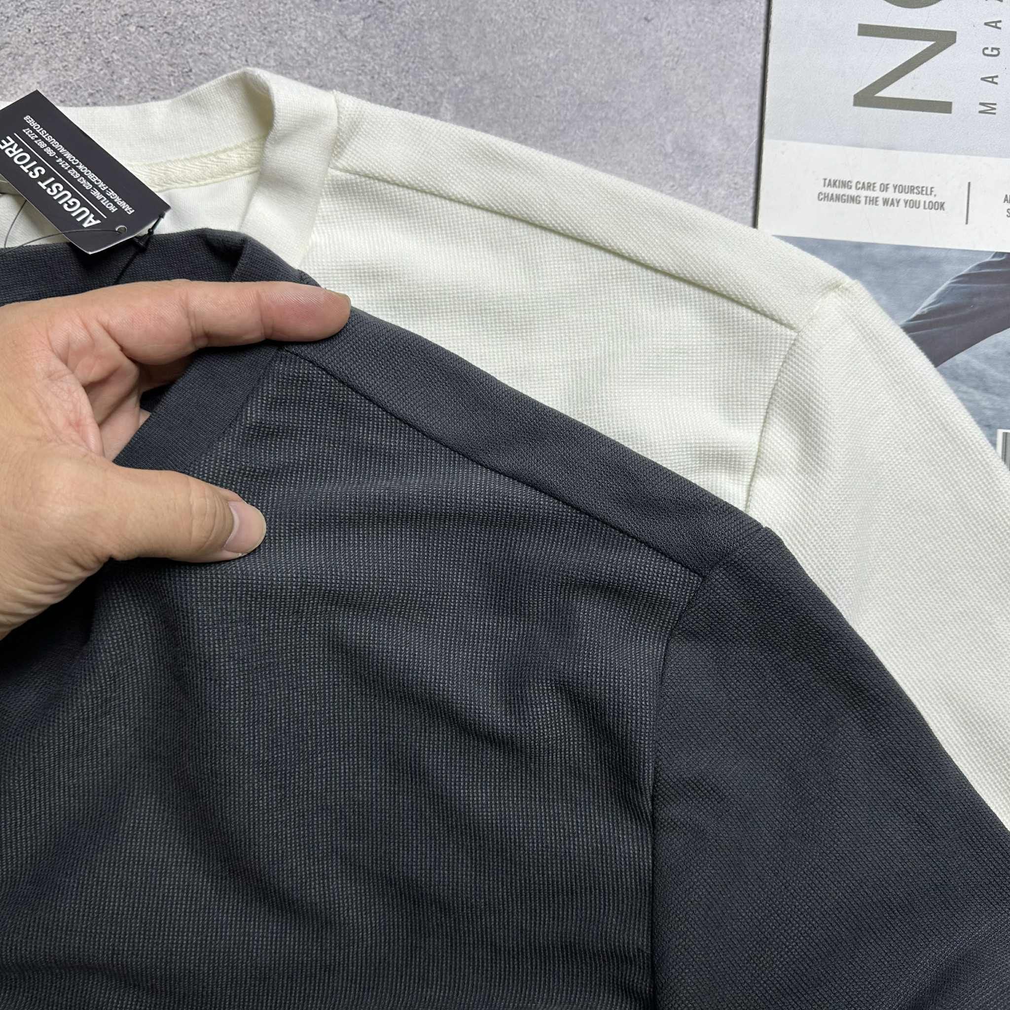 ÁO DT MIND.BRIDGE VẢI DỆT FORM OVERSIZE 6132