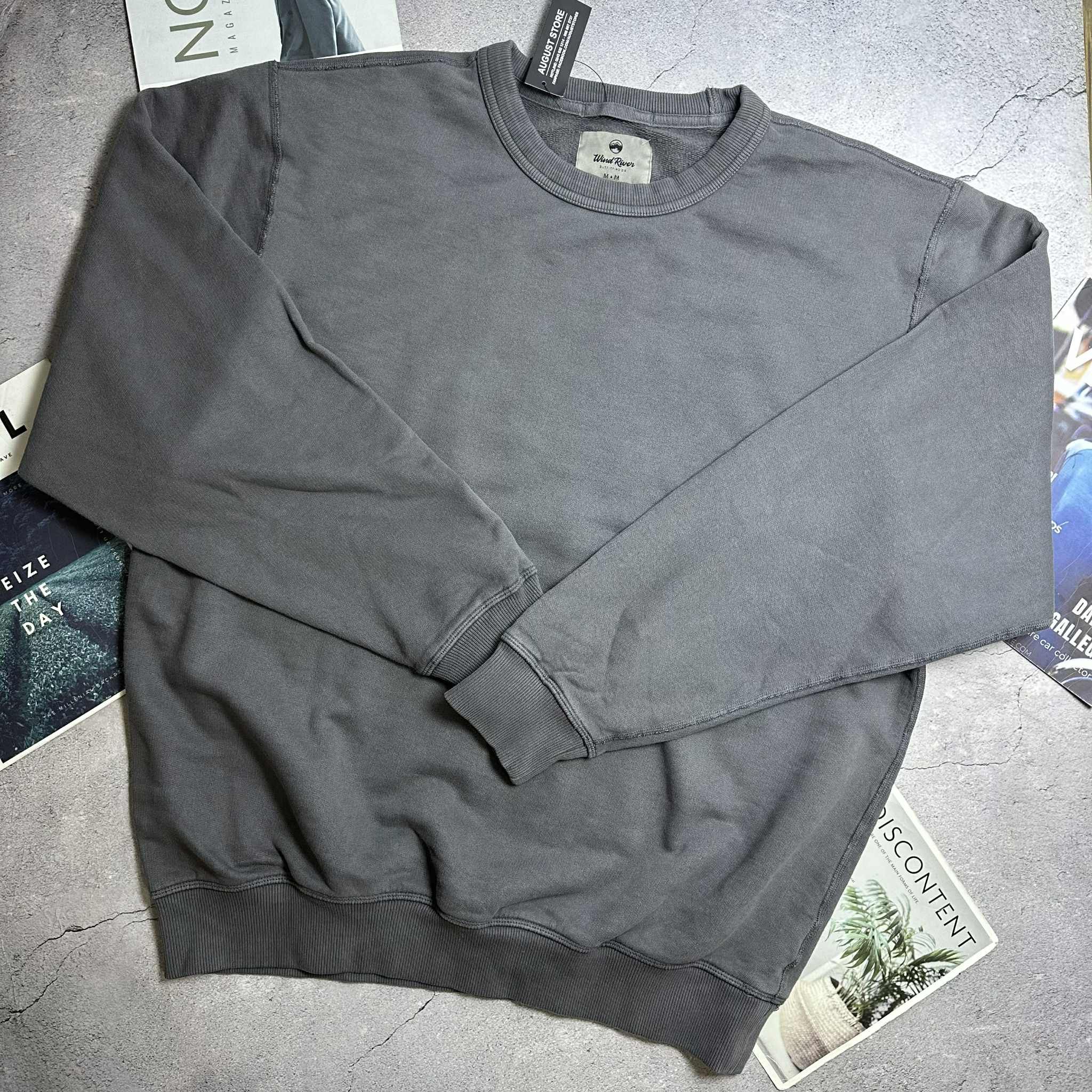 ÁO NỈ WIND.RIVER VẢI GIẶT WASH OVERSIZE 5815