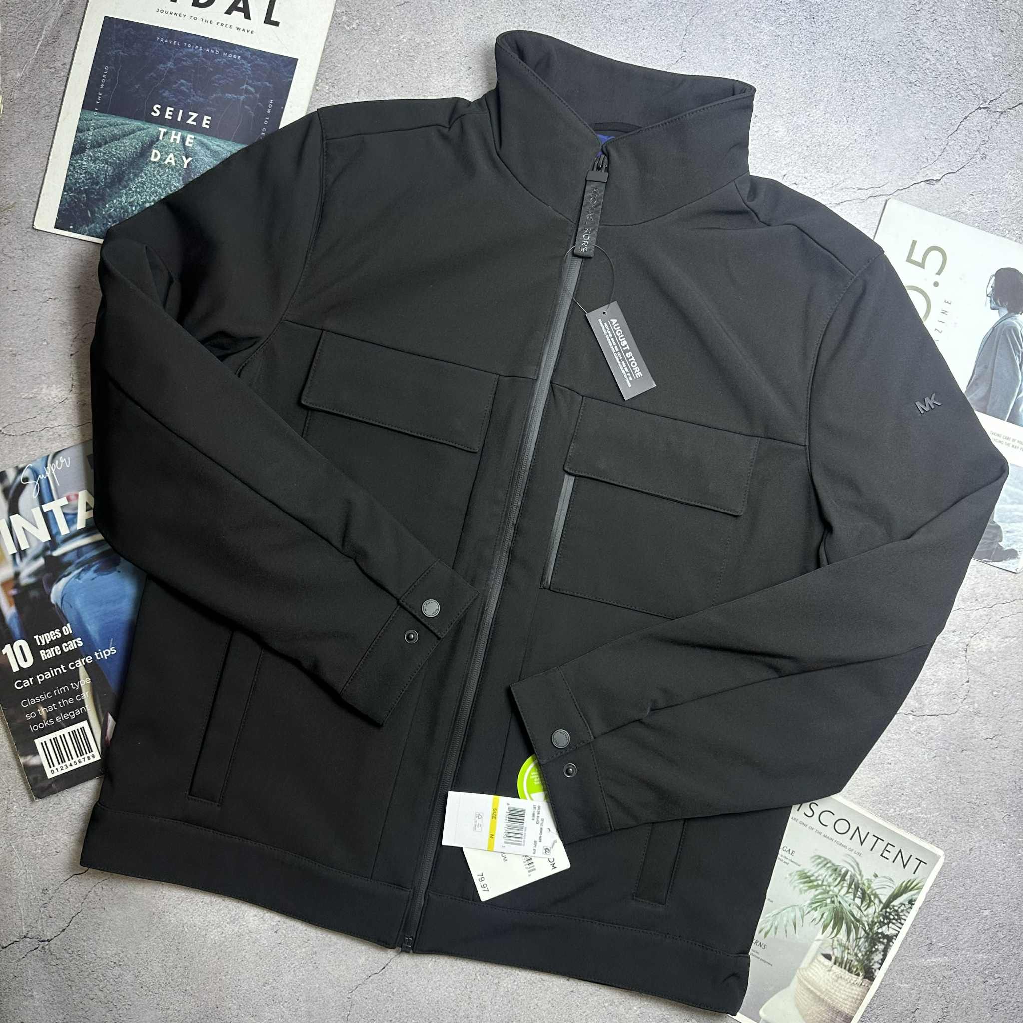 AK TÚI NGỰC M.KORS KHÓA ZIP VẢI CHỐNG NƯỚC 8016