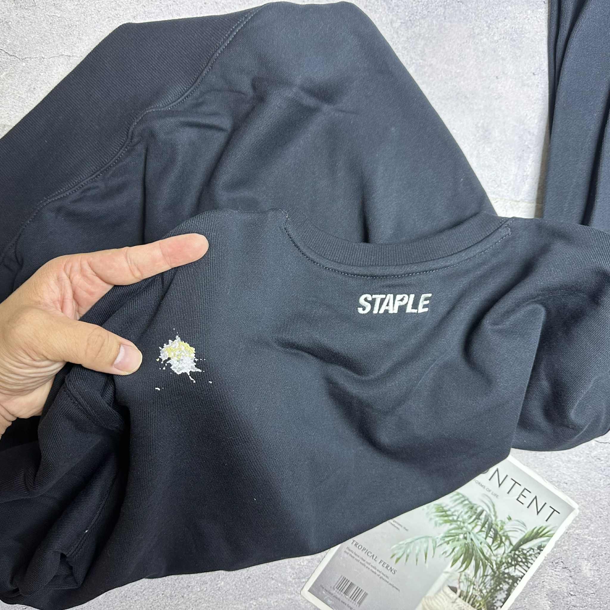 ÁO NỈ STAP.LE LOGO CHIM BỒ CÂU THÊU NGỰC 6953