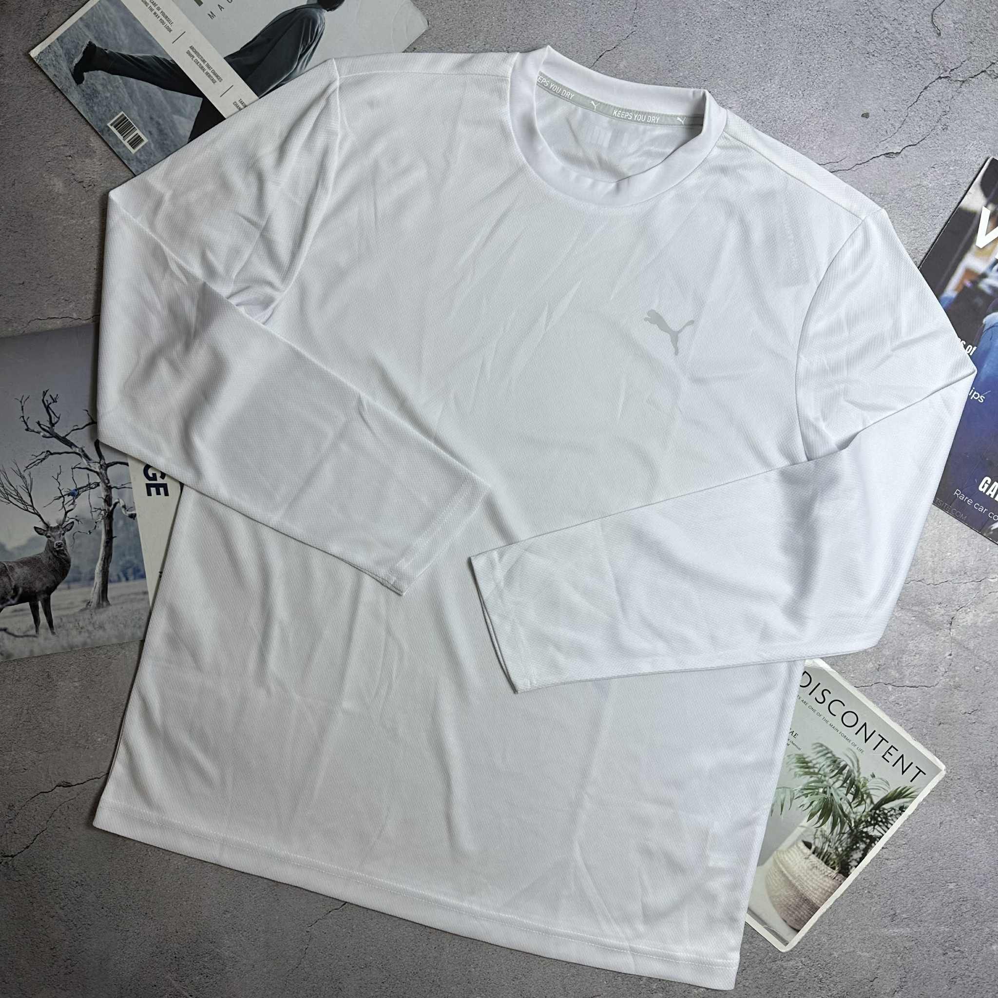 ÁO DÀI TAY PU.MA AIR DRY MẶC ĐÔI NAM NỮ 3406