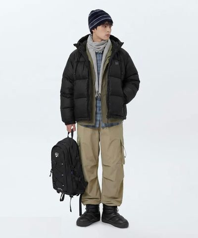 AK LÔNG VŨ BROWN.BREATH UNISEX MẶC ĐÔI 3626