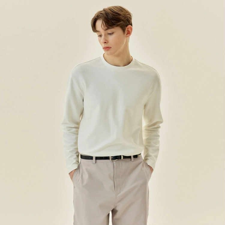 ÁO DT MIND.BRIDGE VẢI DỆT FORM OVERSIZE 6132