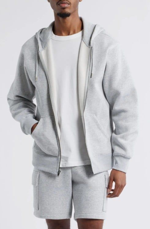 ÁO KHOÁC NỈ MŨ KÉO KHÓA BP. BASIC 5187