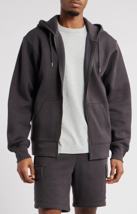 ÁO KHOÁC NỈ MŨ KÉO KHÓA BP. BASIC 5187