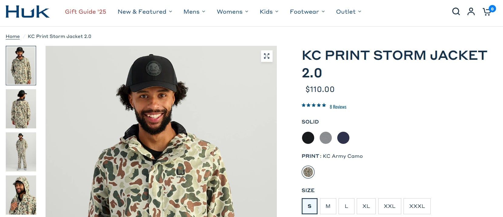 AK GIÓ CHỐNG NƯỚC HUK STORM 2.0 4244