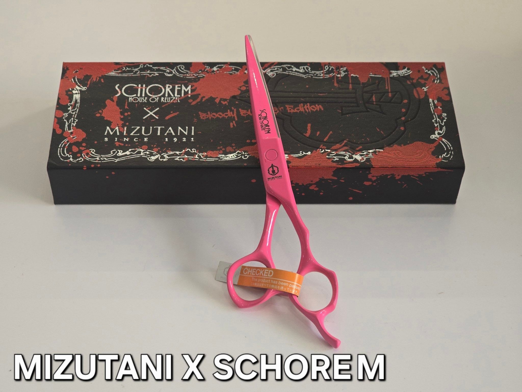  MIZUTANI - Kéo cắt SCHOREM MASTER PINK FLAMINGO II 